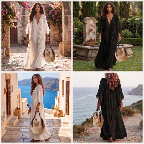 PACK vestido celeste + bolso celeste